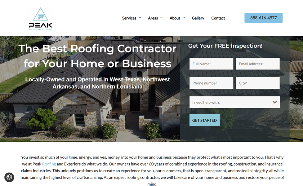 Peak Roofing case study